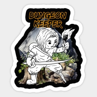 Dungeon Keeper Raider thief DnD fantasy character Sticker